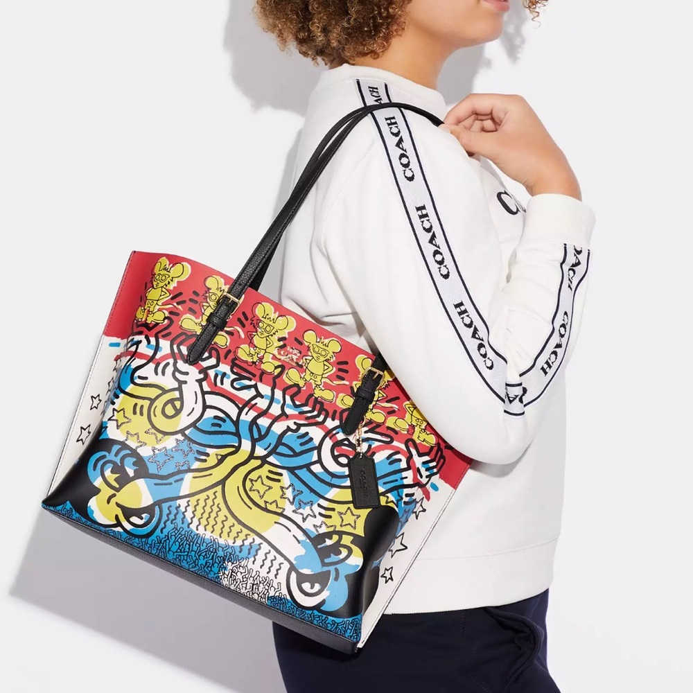 NWT Coach Mickey Mouse  tote bag.